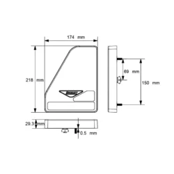 26097 right-hand LED rear light with stop, tail, indicator, reverse and fog for heavy-duty trailers