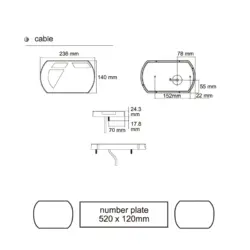Lucidity 26060 LED Rear Combination Lamp