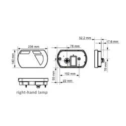 Lucidity 26060 Smart LED Rear Lamp