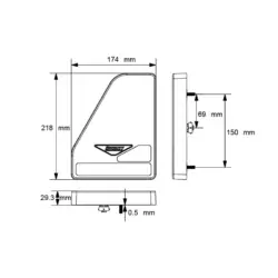 26097 right-hand LED rear light with stop, tail, indicator, reverse and fog for heavy-duty trailers
