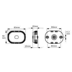 Lucidity 26287 LED Marker Lamp Drawing